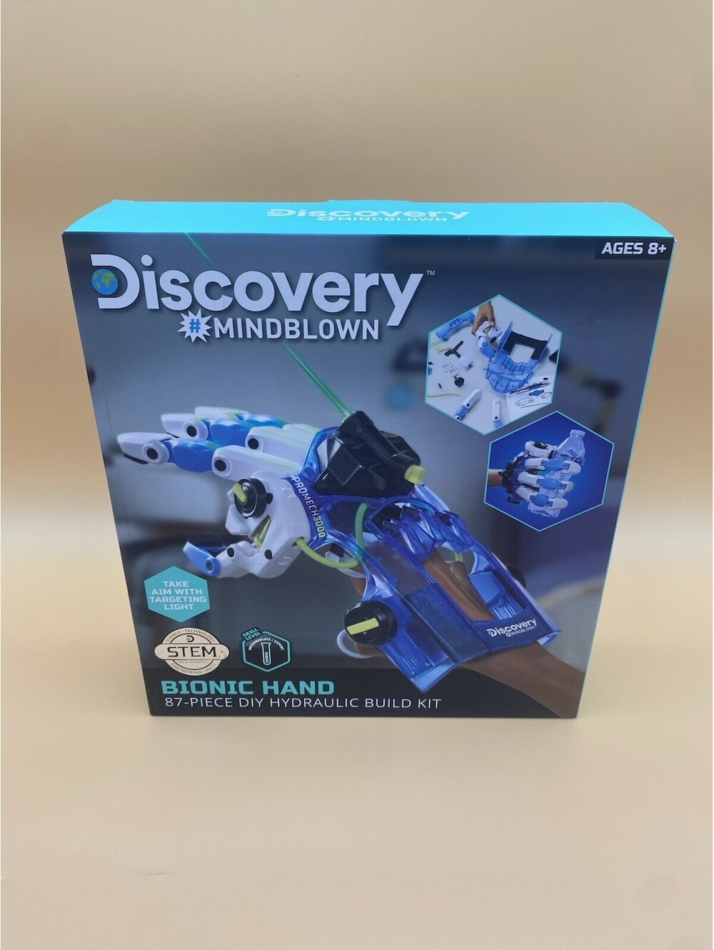 Discovery Bionic Hand 87-Piece DIY Hydraulic Build Kit - New - 2023 #MindBlown